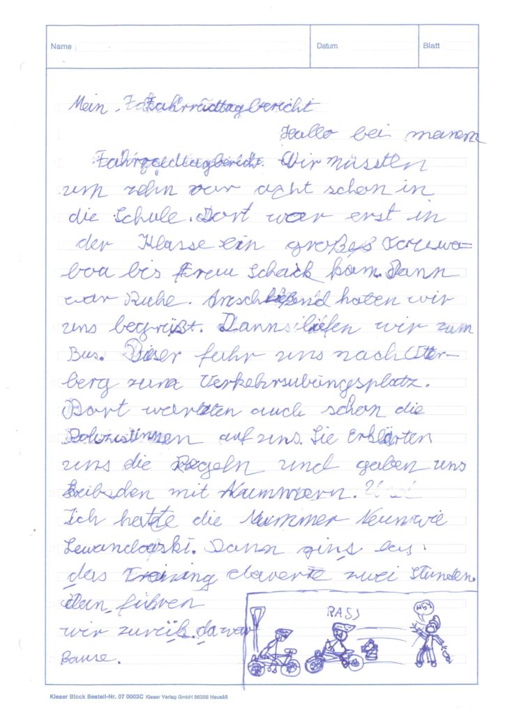 Bericht-Radfahren-KS3 (1)